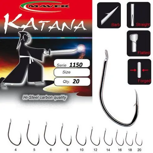 Vezi acum Carlige Maver Katana 1150 Nichel nr.18
