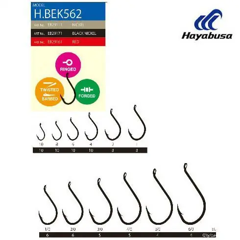 Preferatul clienților Carlige Hayabusa Octopus BEK562BN Nr.4/0