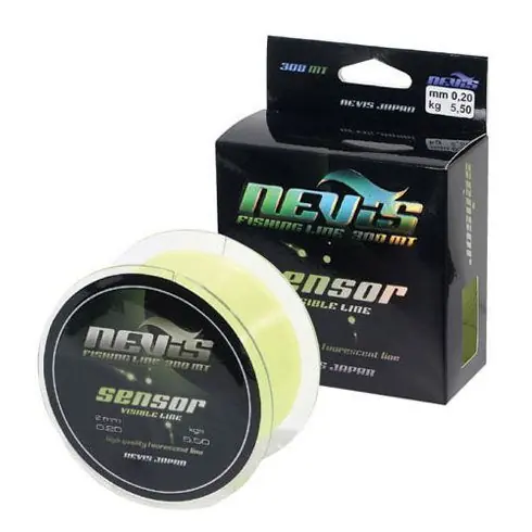 Fir monofilament Nevis Sensor Fluo 0.30mm/11.9kg/600m Plată sigură