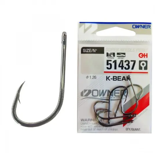 Carlige Owner K-Beak Barbed Nr.8 Expediere rapidă