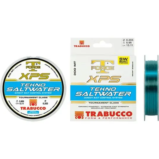 Fir monofilament Trabucco SF XPS Tekno Saltwater 0.283mm/9.98kg/150m Livrare gratuită