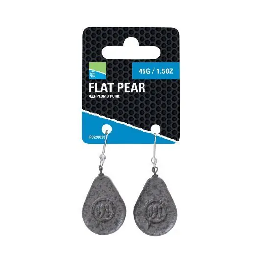 Plumbi Preston Flat Pear Leads 45g Chilipir
