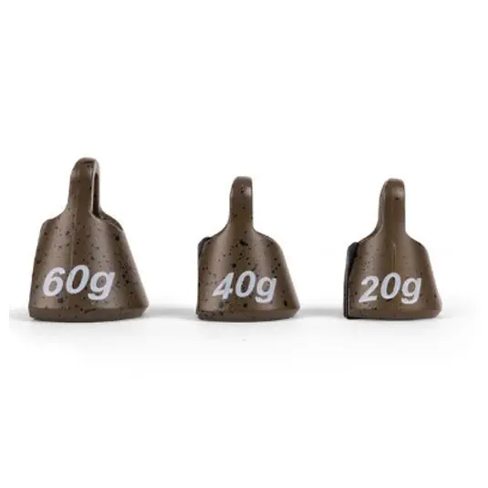 Preț promoțional Plumbi pentru sondat Korum Pinch-On Plummet 60g