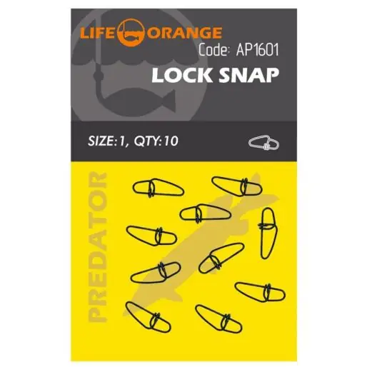 Mai ieftin Agrafe Orange Lock Snap Nr.1 Black