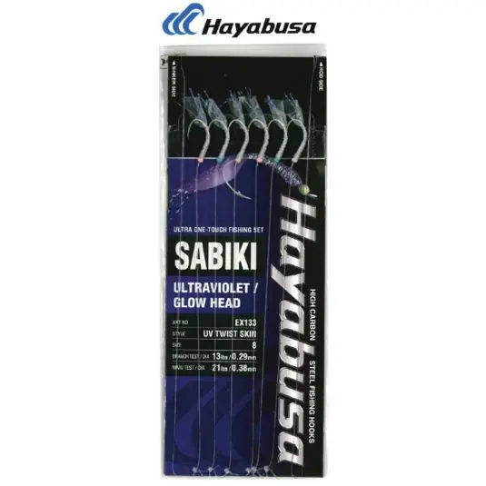 Reducere Taparine Hayabusa Sabiki UV Twist Skin Scrumbie 6 Nr.5