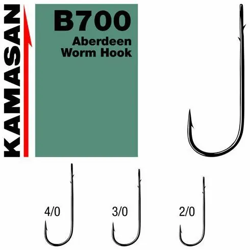 Carlige Kamasan B700 Aberdeen Worm nr.2/0 Ofertă de sezon