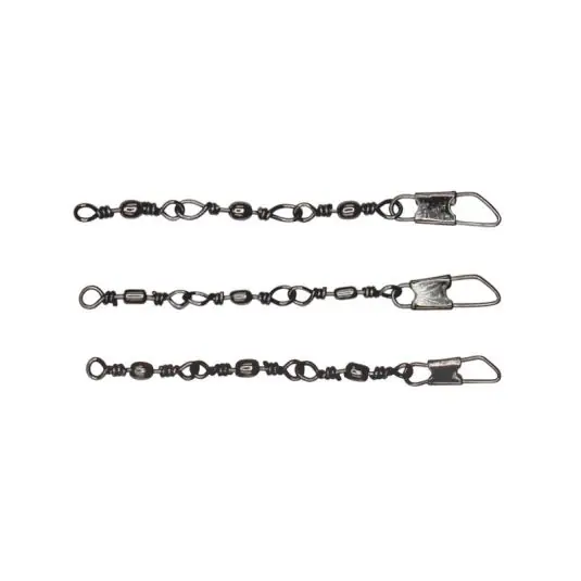 Agrafe + varteje Colmic Rolling 3 Jointed Swivels and Safety Snaps nr.18 Cumpără online
