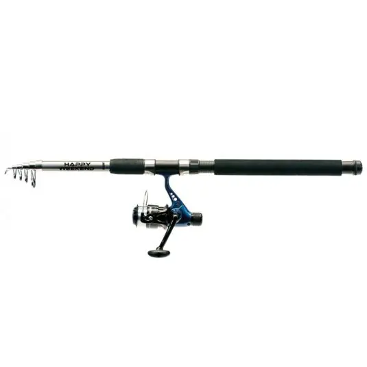 Preț mic Kit lanseta telescopica Jaxon Happy Weekend 3.00m/10-40g + Mulineta cu fir