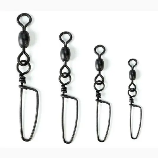 Agrafe + varteje Filfishing Crane Swivel Coastlock Snap nr.2/0, 60kg Ultima șansă