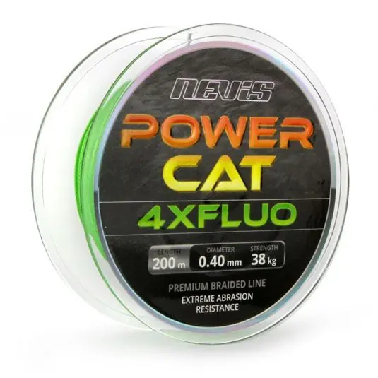 Fir textil Nevis Powercat 4XFluo 0.70mm/69kg/200m Retur gratuit