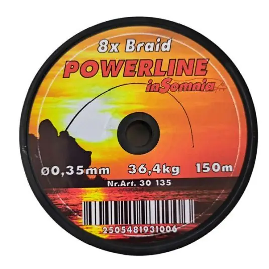 Fir textil InSomnia Powerline Orange 0.35mm/36.4kg/150m Ofertă limitată
