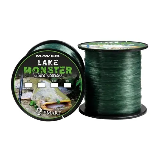 Fir monofilament Maver Lake Monster Siluro Sturione Drak Green, 0.30mm/8kg/1000m Promoție
