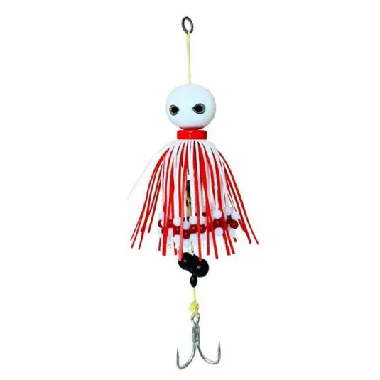 Teaser Jaxon Bongo Clonk Teaser Vertical D 140g, culoare Alb Rosu Chilipir