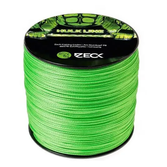 Calitate înaltă Fir textil Zeck Hulk Line Green 0.40mm/27kg/500m