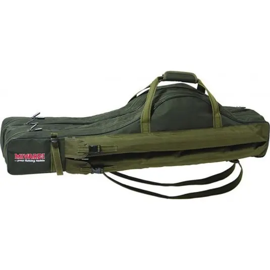 Chilipir Husa lansete Mivardi Rod Holdall Multi Green, 3 compartimente, 145cm