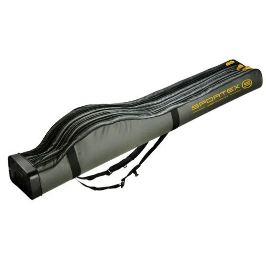 Husa lansete Sportex Super Safe Carp Olive, 3 compartimente, 198cm Mai ieftin