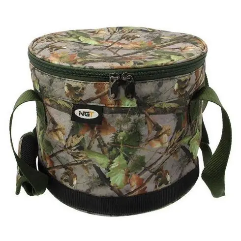 Super ofertă Bac pentru nada NGT Termoizolant cu capac Camo 25x22cm