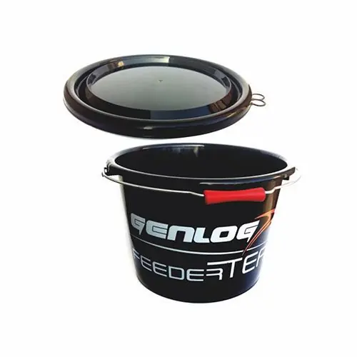 Comandă acum Galeata Genlog Feeder Team Black cu capac 18L