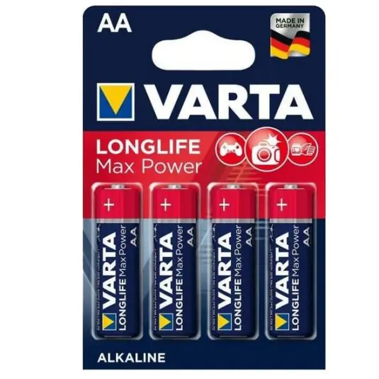Baterii Varta Long Life Max Power LR6 1.5V Nu rata