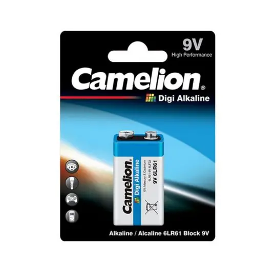 Premium Baterie alcalina Camelion Digi Alkaline 6LR61 9V