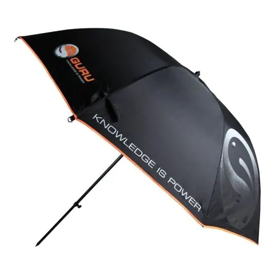 Livrare gratuită Umbrela pescuit Guru Black 130cm