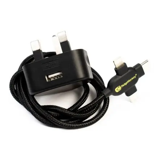 Adaptor incarcator Ridge Monkey Vault 12W USB Mains Power Adaptor Preferatul clienților