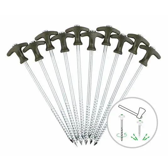 Set cuie cort ZFish Bivvy Peg Set 25cm Ieftin