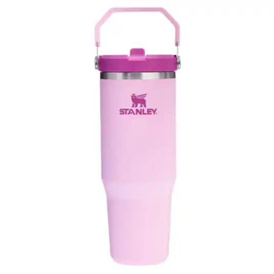 Cana Stanley Iceflow Flip Straw Tumbler 2.0 Cherry Blossom, 0.89L Reducere specială