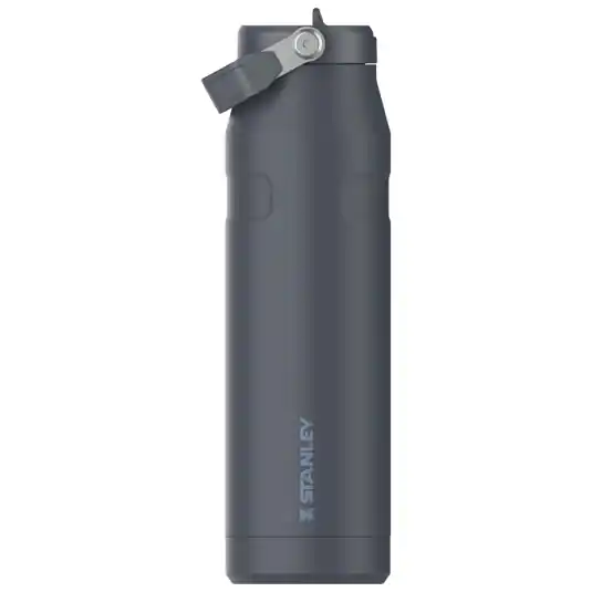 Ofertă exclusivă Sticla termoizolanta Stanley Iceflow Bottle Flip Straw 2.0 Gri Inchis, 1.06L