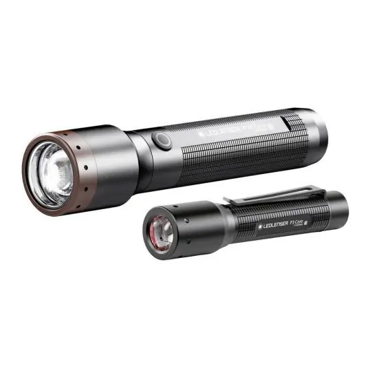 Cel mai vândut Set lanterne Led Lenser P7R CORE + P3 CORE