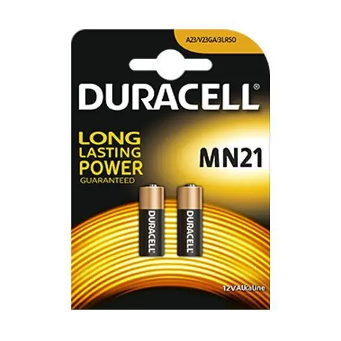 Baterii alcaline Duracell 12V MN21/23, set 2 bucati Premium