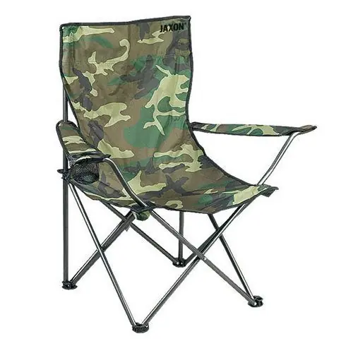 Livrare rapidă Scaun pescuit Jaxon pliant cu manere Camo 50x47x40/80cm