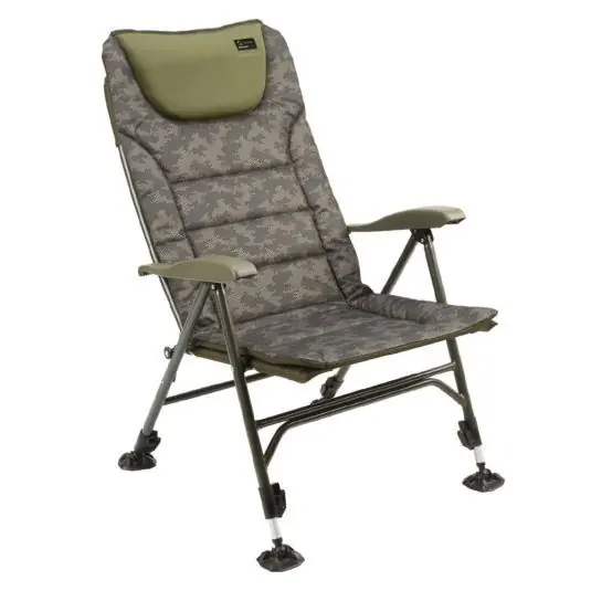 Scaun pescuit Carp Spirit Magnum HI Back Chair Camo Premium