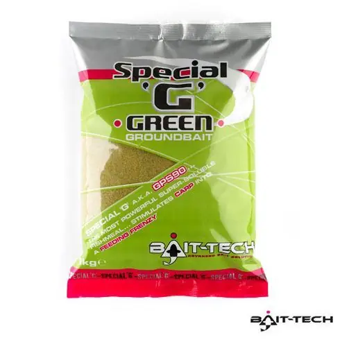 Nada Bait-Tech Special G Green Groundbait 1kg Plată securizată