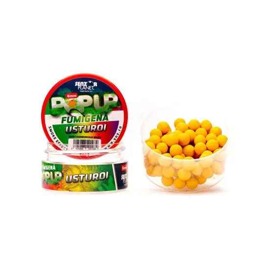 Boilies Senzor Fumigena Pop-Up Usturoi 6mm Calitate înaltă