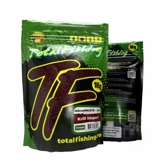 Pelete TotalFishing Micropelete Krill Impact, 2mm Transport gratuit