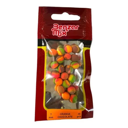 Boilies Benzar Mix Instant Method Pop Up Orange Chocolate 7mm Livrare rapidă