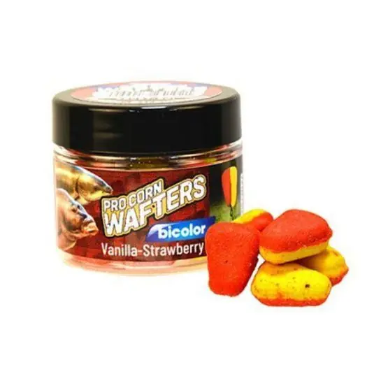 Wafters Benzar Mix Bicolor Pro Corn Wafters Vanilie Capsuni, 12mm Vezi acum