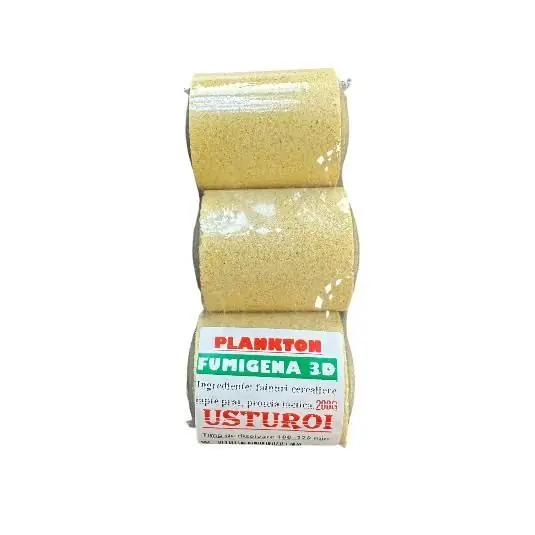 Cel mai vândut Tablete fitoplancton Lazy Fish Plankton Fumigena 3D, Usturoi