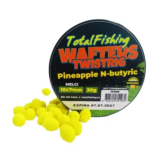Wafters TotalFishing TwistRig Pineapple N-butyric 10x7 Cel mai bun preț