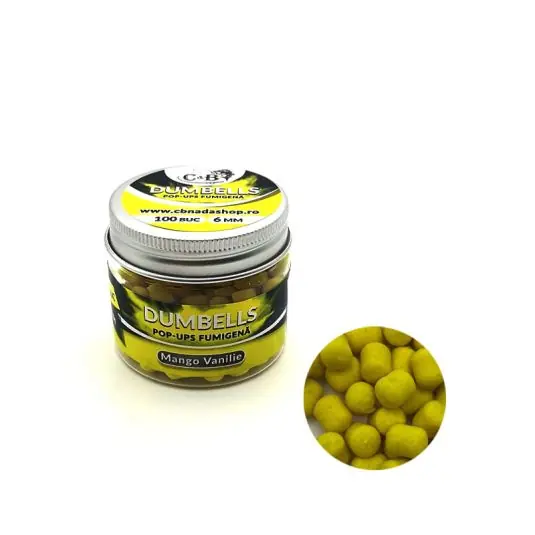 Cumpără acum Dumbells C&B Pop-Ups Fumigena Mango-Vanilie 6mm