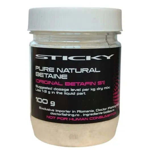 Betaina Naturala Sticky Baits Pure Natural Betaine S1 100g Ofertă specială