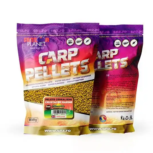 Pelete Senzor Cerealiere Fumigena Crustacee Marine 3mm, 800g Preț promoțional