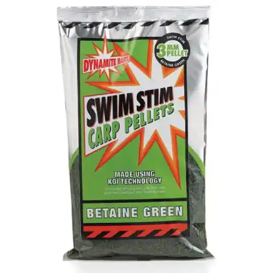 Preț mic Pelete Dynamite Baits Swim Stim Betain Green Pellets 3mm 900g