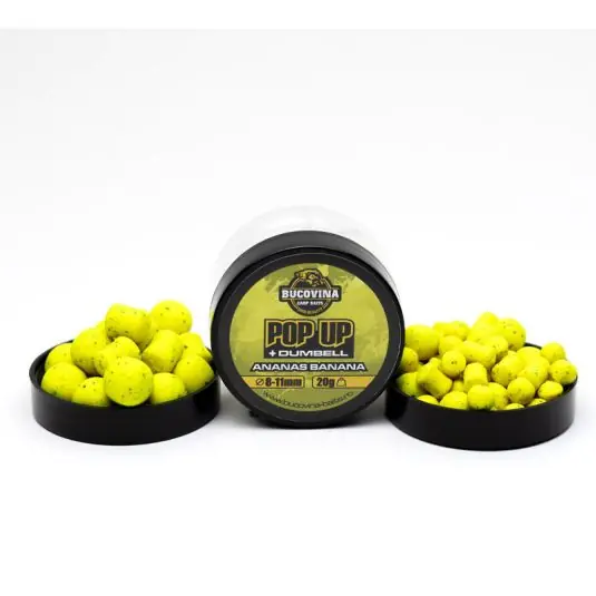 Boilies Bucovina Baits Pop-Up Pineapple and Banana 14mm Comandă acum