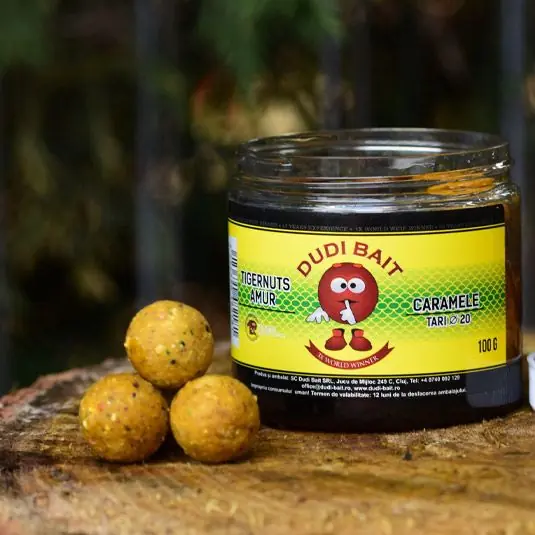 Cel mai bun preț Boilies Dudi Bait Tigernuts-Amur Caramele Tare 20mm, 100g
