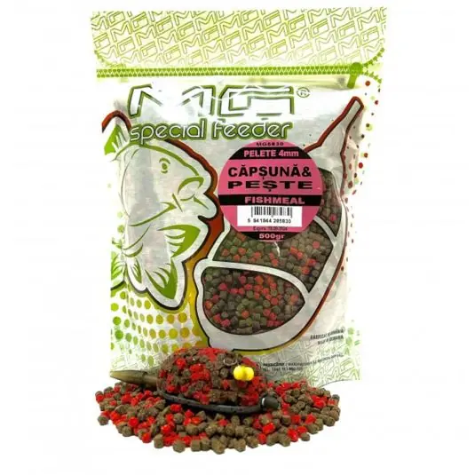 Pelete MG Special Carp Capsuna-Peste 4mm 500g Cumpără online