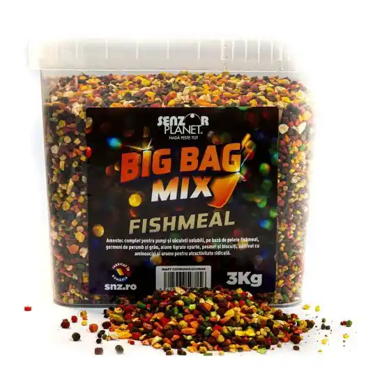 Pelete Senzor Big Bag Mix Fishmeal 3kg Ieftin