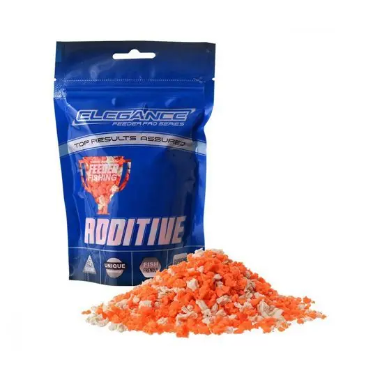 Plată sigură Aditiv Formax Elegance Pro Additive Sinking Crumbs Natural Fluo White Orange 150g