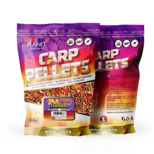 Pelete Senzor Summer PVA Bag Mix Fumigena Fluoro Garlic 800g Comandă acum